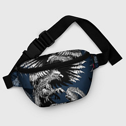 Поясная сумка Орёл против змеи, цвет: 3D-принт — фото 2