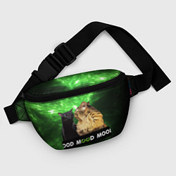 Поясная сумка Mood - коты из ТикТок, цвет: 3D-принт — фото 2