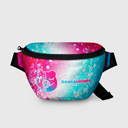 Поясная сумка Danganronpa neon gradient style: надпись и символ, цвет: 3D-принт