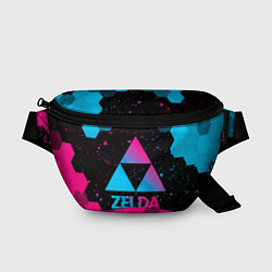 Поясная сумка Zelda - neon gradient, цвет: 3D-принт