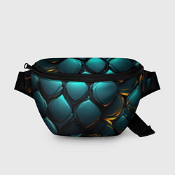 Поясная сумка Объемные большие плиты, цвет: 3D-принт