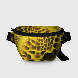 Поясная сумка Yellow background, цвет: 3D-принт