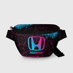 Поясная сумка Honda - neon gradient, цвет: 3D-принт