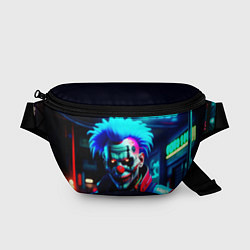 Поясная сумка Злой клоун киберпанк, цвет: 3D-принт