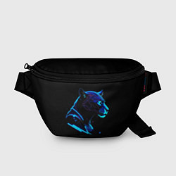 Поясная сумка Пантера киберпан, цвет: 3D-принт