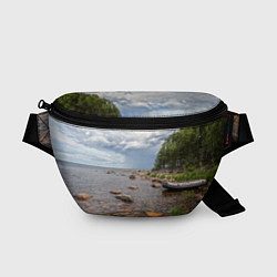Поясная сумка Лодка на Ладоге, цвет: 3D-принт