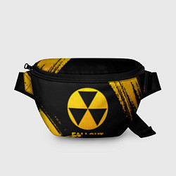 Поясная сумка Fallout - gold gradient, цвет: 3D-принт
