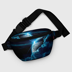 Поясная сумка Космос и сияющая планета, цвет: 3D-принт — фото 2