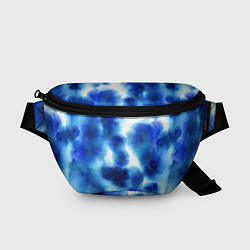 Поясная сумка Акварельные абстрактные пятна напоминающие космос, цвет: 3D-принт