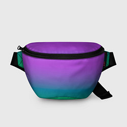 Поясная сумка Градиент северное сияние, цвет: 3D-принт