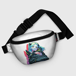 Поясная сумка Ребекка cyberpunk, цвет: 3D-принт — фото 2