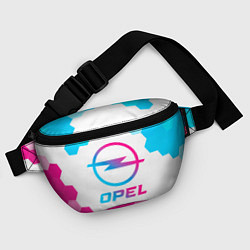 Поясная сумка Opel neon gradient style, цвет: 3D-принт — фото 2