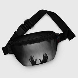 Поясная сумка Руки зомби в ночном тумане, цвет: 3D-принт — фото 2