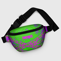 Поясная сумка Fortnite неоновые краски, цвет: 3D-принт — фото 2