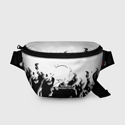 Поясная сумка Kojima Productions black flame, цвет: 3D-принт
