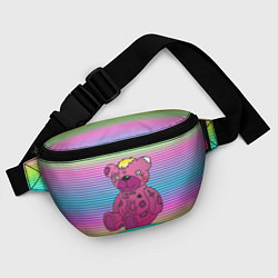 Поясная сумка Медвежонок Лил Пип, цвет: 3D-принт — фото 2