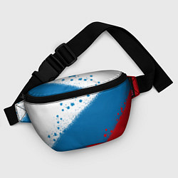 Поясная сумка Российский триколор, цвет: 3D-принт — фото 2