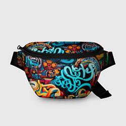 Поясная сумка Abstract graffiti - ai art, цвет: 3D-принт