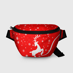 Поясная сумка Christmas deer, цвет: 3D-принт