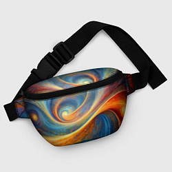 Поясная сумка Космические завихрения, цвет: 3D-принт — фото 2
