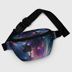 Поясная сумка Космическая вспышка, цвет: 3D-принт — фото 2