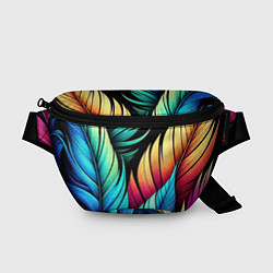 Поясная сумка Color feathers - neon, цвет: 3D-принт