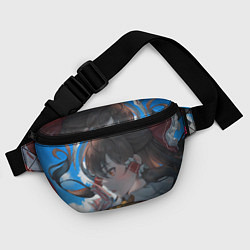 Поясная сумка Touhou Project Рейму Хакурей милая, цвет: 3D-принт — фото 2
