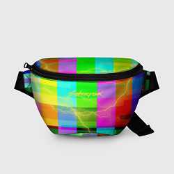 Поясная сумка Syberpunk молнии экран, цвет: 3D-принт