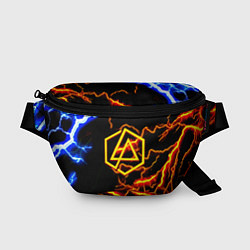 Поясная сумка Linkin park storm inside steel, цвет: 3D-принт