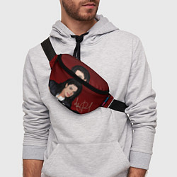 Поясная сумка Michael Jackson с пантерой и автографом, цвет: 3D-принт — фото 2