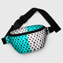 Поясная сумка Roblox pattern logo mobile, цвет: 3D-принт — фото 2