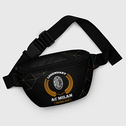 Поясная сумка Лого AC Milan и надпись legendary football club на, цвет: 3D-принт — фото 2