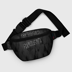 Поясная сумка Russia темно серая надпись, цвет: 3D-принт — фото 2