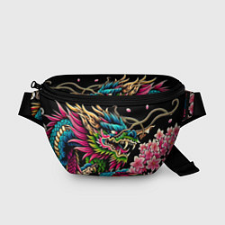 Поясная сумка Irezumi - Japanese dragon ai art, цвет: 3D-принт