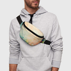 Поясная сумка Светлая акварель, цвет: 3D-принт — фото 2