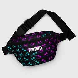 Поясная сумка Marshmello neon fortnite, цвет: 3D-принт — фото 2