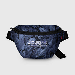 Поясная сумка ДжоДжо на фоне манги, цвет: 3D-принт
