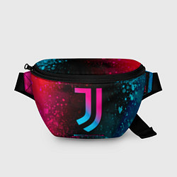 Поясная сумка Juventus - neon gradient, цвет: 3D-принт