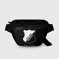 Поясная сумка Hoffenheim sport на темном фоне, цвет: 3D-принт