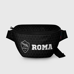 Поясная сумка Roma sport на темном фоне по-горизонтали, цвет: 3D-принт