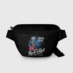 Поясная сумка Rock and roll - punk, цвет: 3D-принт