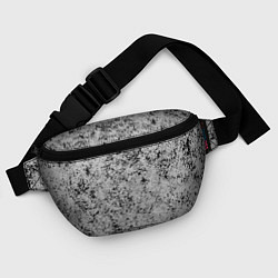 Поясная сумка Текстура камень светло-серый, цвет: 3D-принт — фото 2