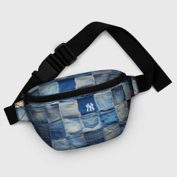 Поясная сумка Patchwork - New York yankees baseball team, цвет: 3D-принт — фото 2
