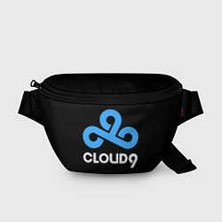 Поясная сумка Cloud9 - esports logo, цвет: 3D-принт