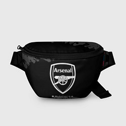 Поясная сумка Arsenal sport на темном фоне, цвет: 3D-принт