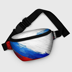 Поясная сумка Триколор красками, цвет: 3D-принт — фото 2