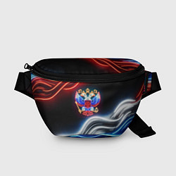 Поясная сумка Неоновые флаг и греб, цвет: 3D-принт