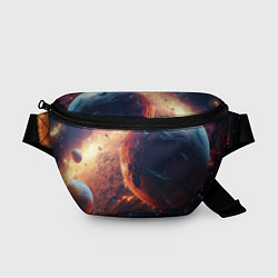 Поясная сумка Планеты в движении, цвет: 3D-принт