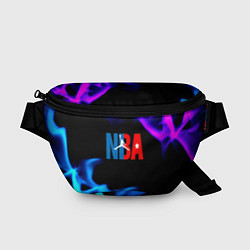 Поясная сумка NBA neon flame, цвет: 3D-принт