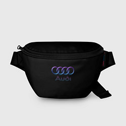 Поясная сумка Audi neon logo, цвет: 3D-принт